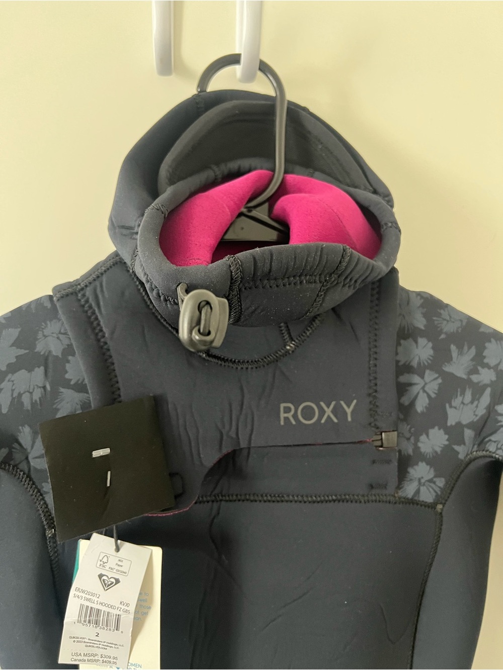 Roxy Hooded Wetsuit 5/4/3mm - Picture 3 of 11